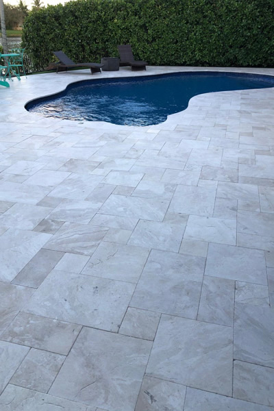 Diana Royal Marble Paver Installation – Timeless Classic Appeal
