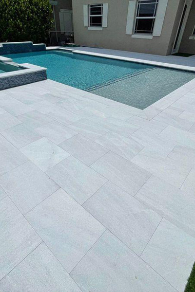 Carrara White Marble Flooring – Luxury Outdoor & Indoor Look