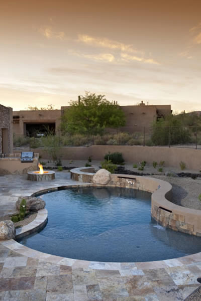 Silver Travertine  Paver Installation – Timeless Classic Appeal