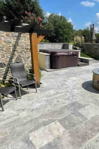 Travertine Walkway Pavers – Natural Landscaping Design