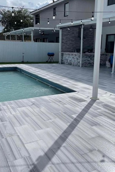 Skyline Marble Paver Installation – Timeless Classic Appeal