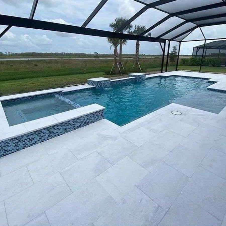 Carrara White Marble Pavers – Perfect for Elegant Spaces
