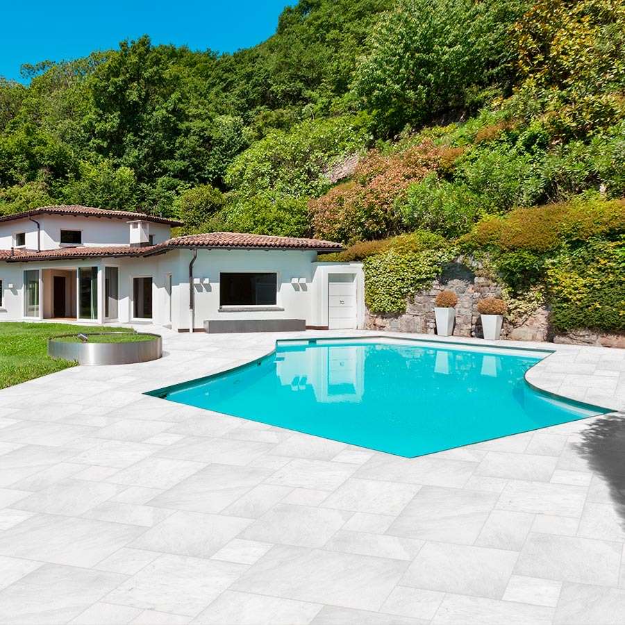 Carrara White Marble Pavers – Perfect for Elegant Spaces