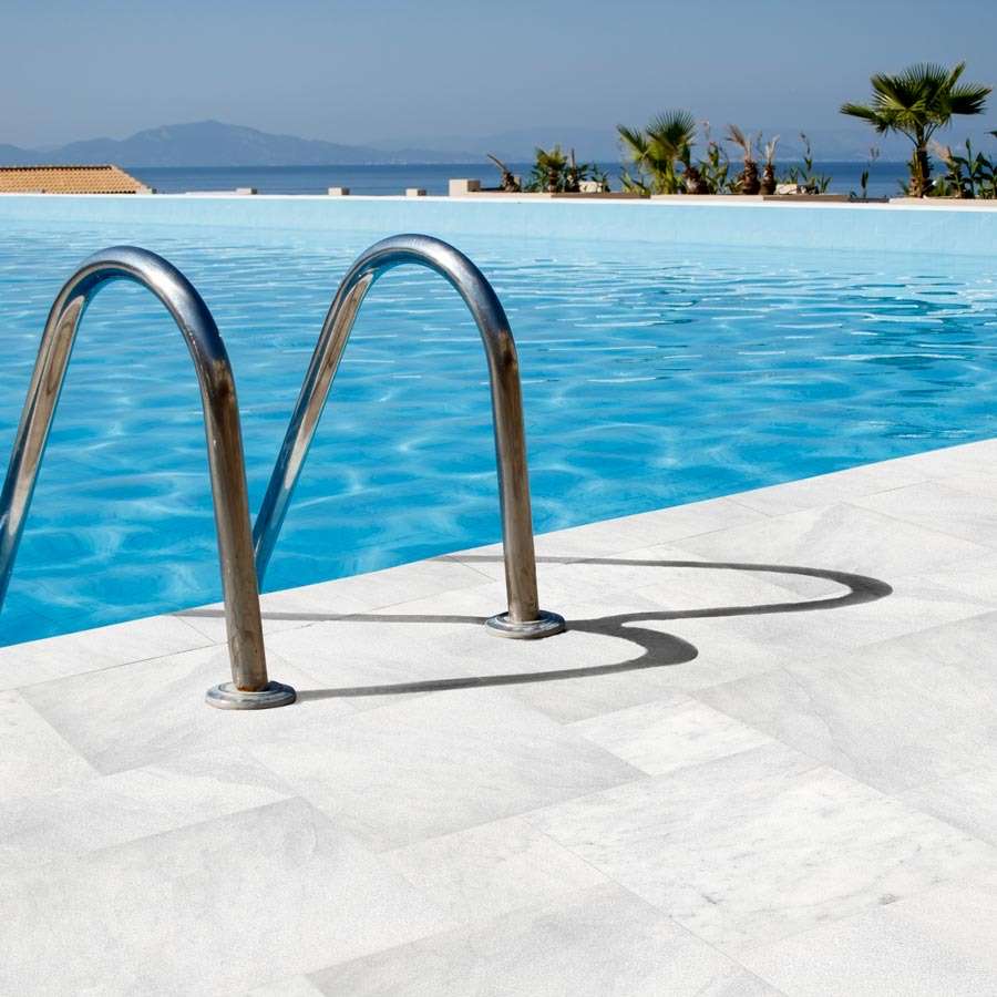 Carrara White Marble Pavers – Perfect for Elegant Spaces