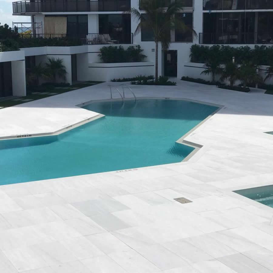 Ice White Marble Pavers – Perfect for Elegant Outdoor Spaces