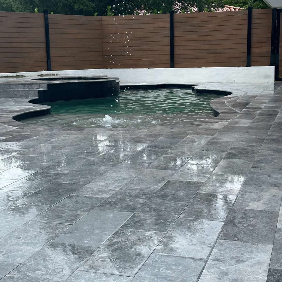 Tundra Gray Marble Pavers – Perfect for Elegant Outdoor Spaces