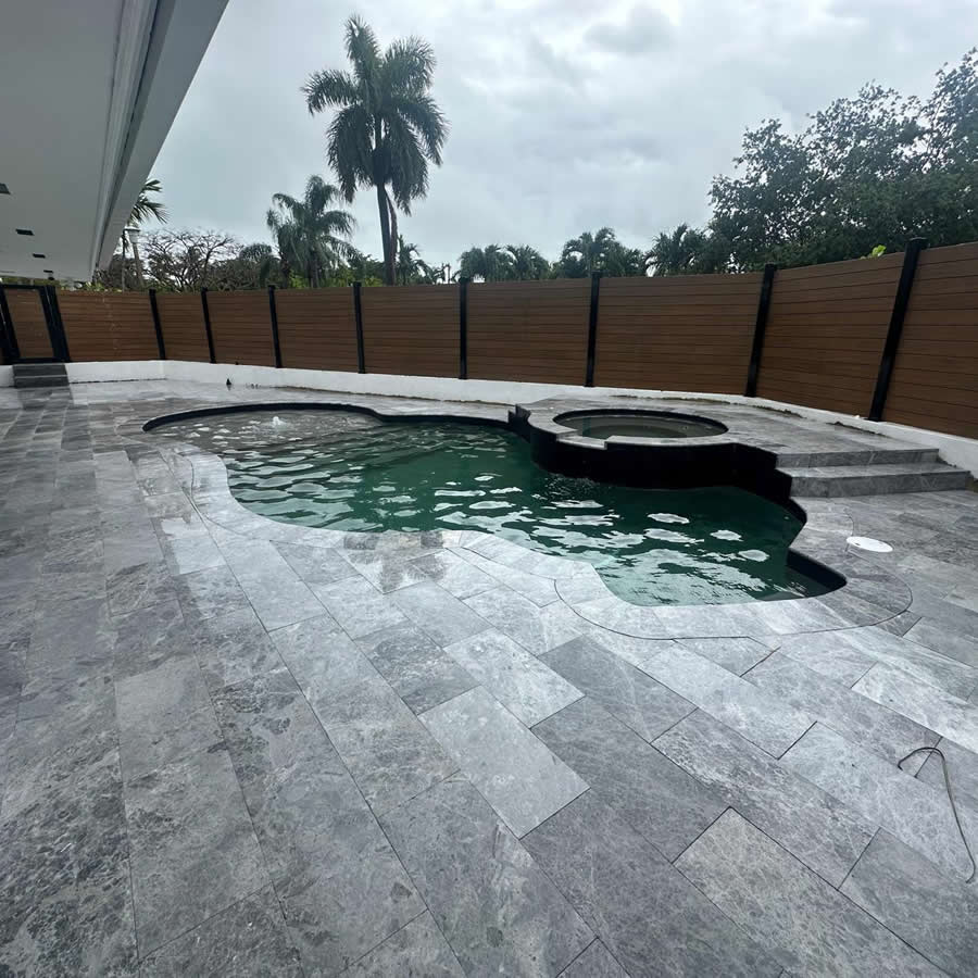 Tundra Gray Marble Pavers – Perfect for Elegant Outdoor Spaces