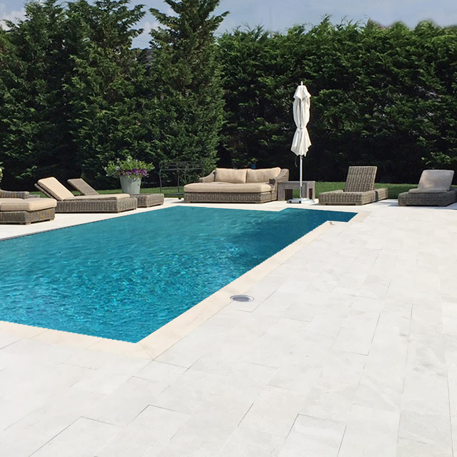 Vanilla Beige Marble Pavers – Perfect for Elegant Outdoor Spaces