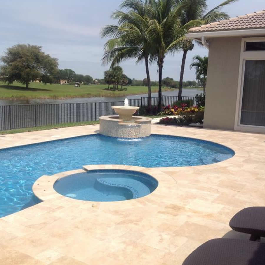 Ivory Travertine Pavers – Perfect for Elegant Outdoor Spaces