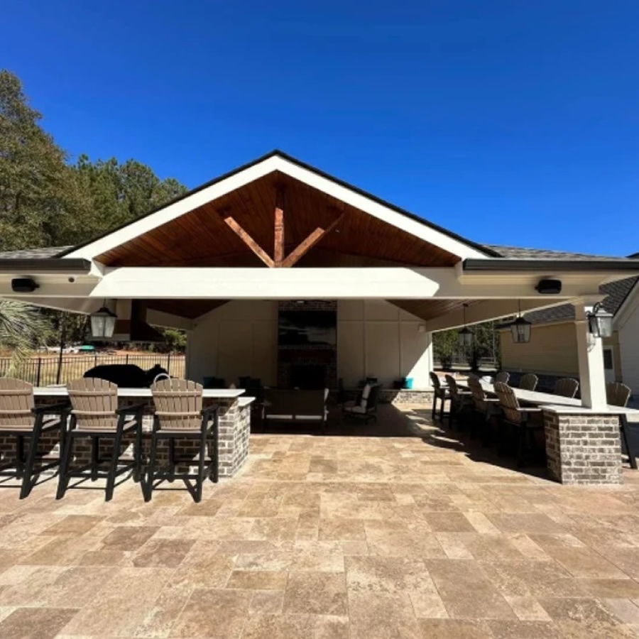 Noce Travertine Pavers – Perfect for Elegant Outdoor Spaces